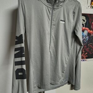 PINK Victoria's Secret Light Gray Top